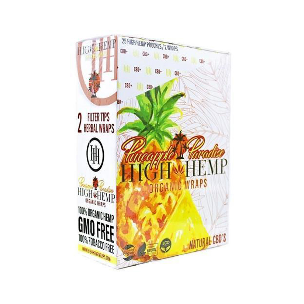 HIGH HEMP PINEAPPLE PARADISE ORGANIC WRAPS